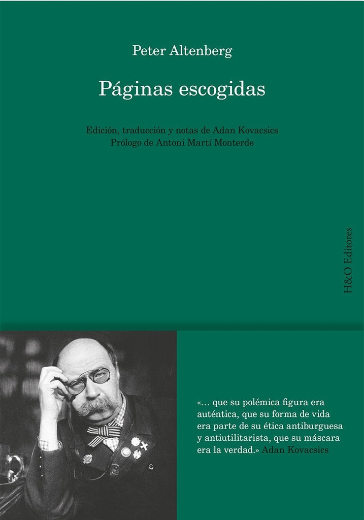 PÁGINAS ESCOGIDAS | Peter Altenberg