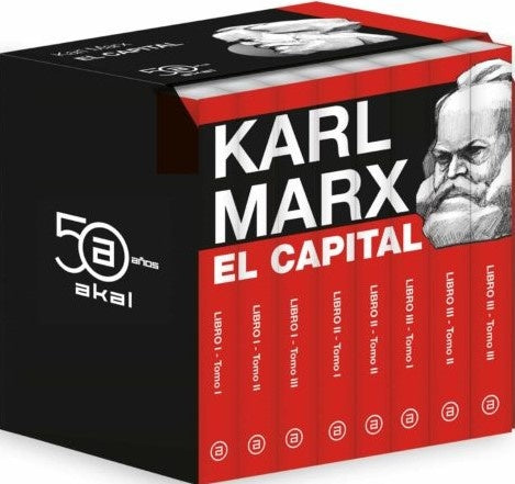 EL CAPITAL. 50 ANIVERSARIO. ESTUCHE OBRA COMPLETA | Karl Marx