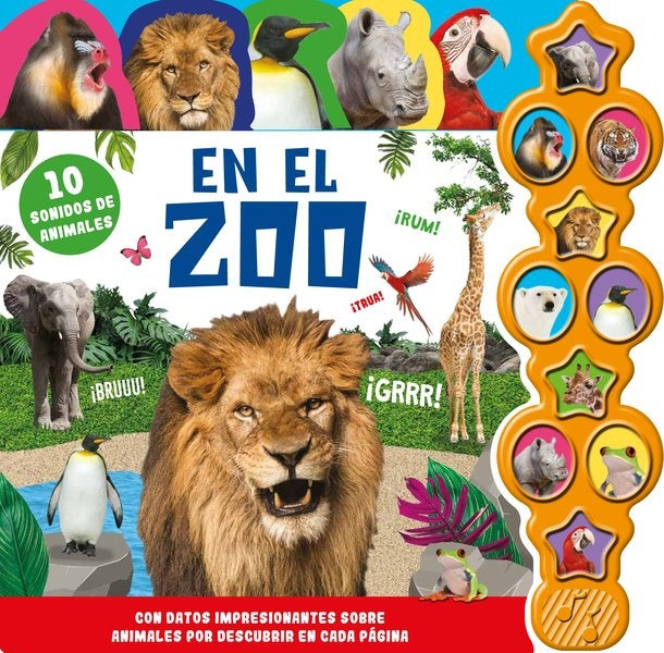 10 SONIDOS DE ANIMALES. EN EL ZOO | VARIOS AUTORES