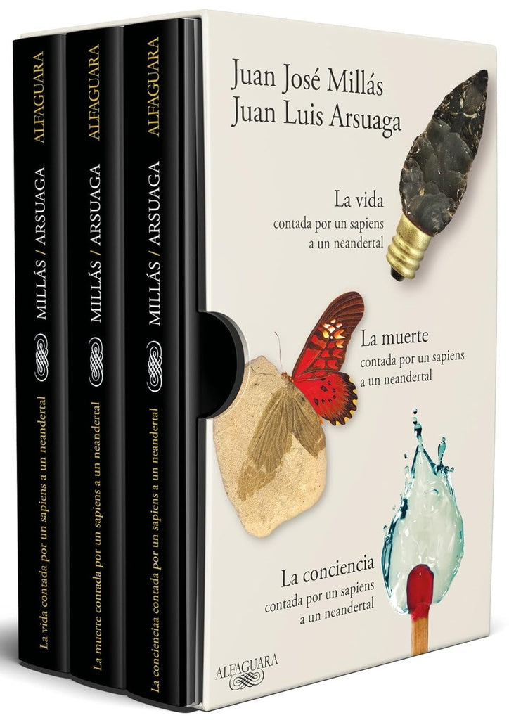 ESTUCHE MILLAS/ARSUAGA (3 VOL.) la vida- la muerte- la conciencia | MILLAS- ARSUAGA