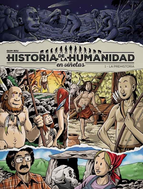 HISTORIA DE LA HUMANIDAD EN VIÑETAS - 1 LA PREHISTORIA | QUIM BOU