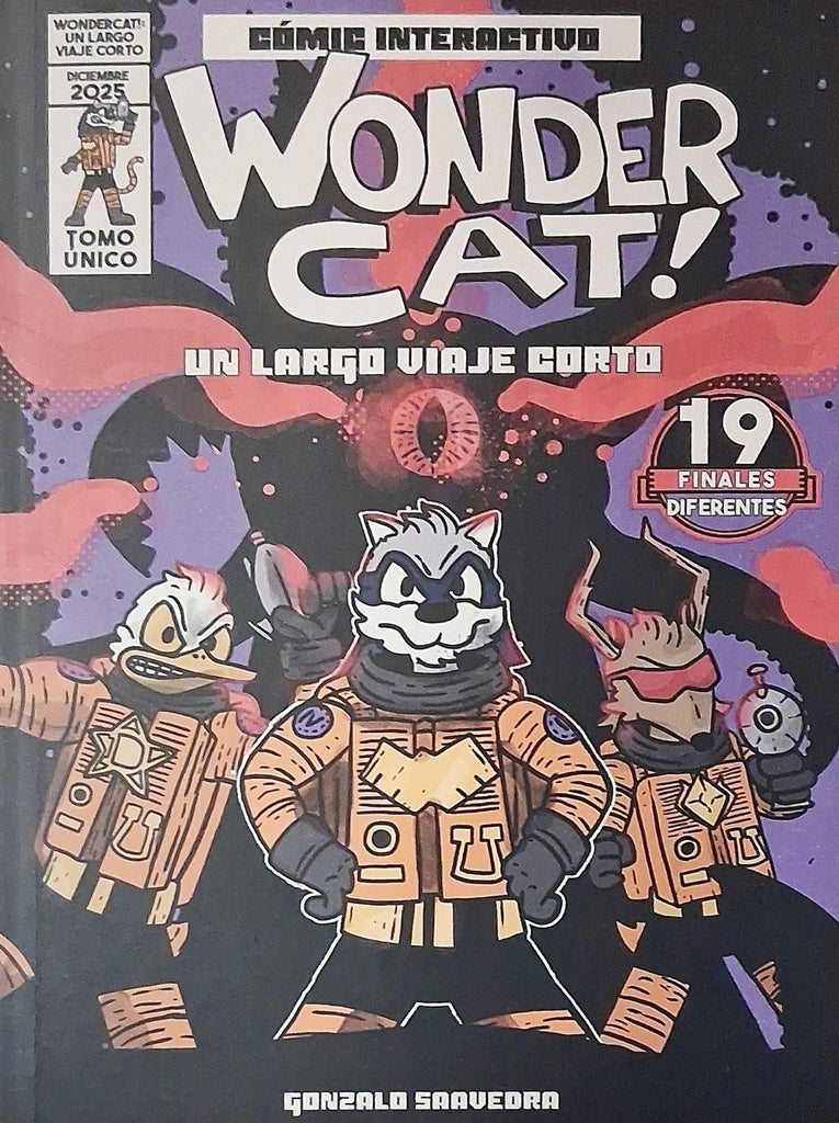 WONDERCAT! UN LARGO VIAJE CORTO. COMIC INTERACTIVO (Nuevo) | GONZALO SAAVEDRA