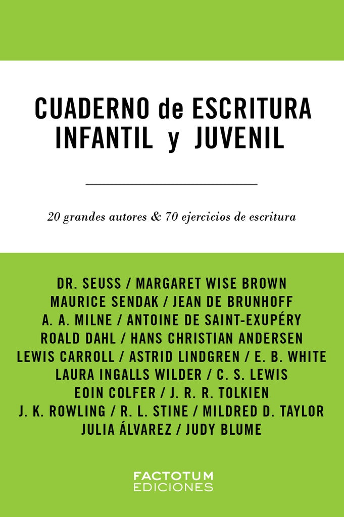 CUADERNO DE ESCRITURA INFANTIL Y JUVENIL (Nuevo) | Margo Glantz / VV AA