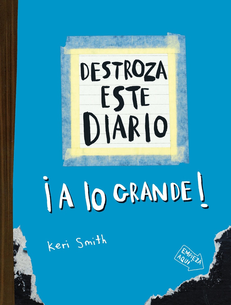 DESTROZA ESTE DIARIO A LO GRANDE AZUL FLUO | Keri Smith