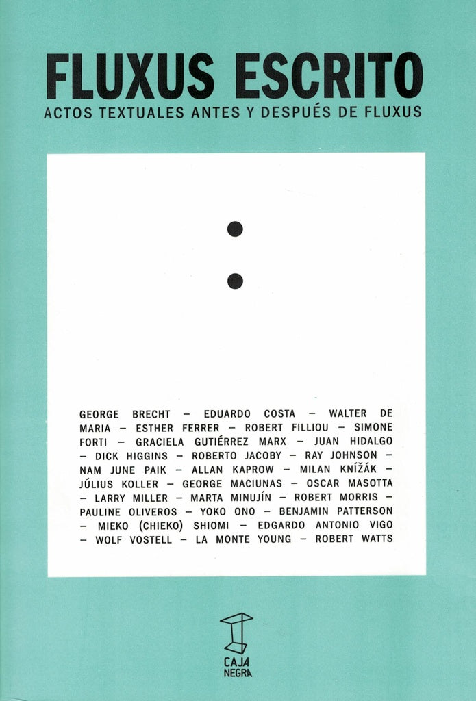 FLUXUS ESCRITO | Margo Glantz / VV AA