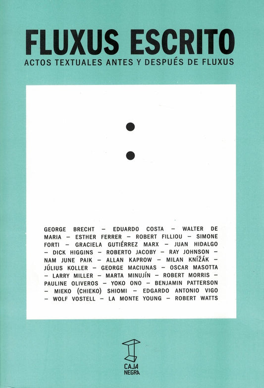 FLUXUS ESCRITO | Margo Glantz / VV AA