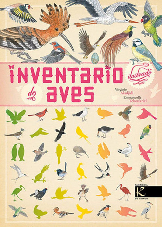 INVENTARIO ILUSTRADO DE AVES (Nuevo) | EMMANUELLE. ALADJIDI VIRGINIE. TCHOUKRIEL