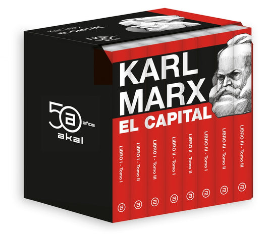 EL CAPITAL. 50 ANIVERSARIO. ESTUCHE OBRA COMPLETA | Karl Marx
