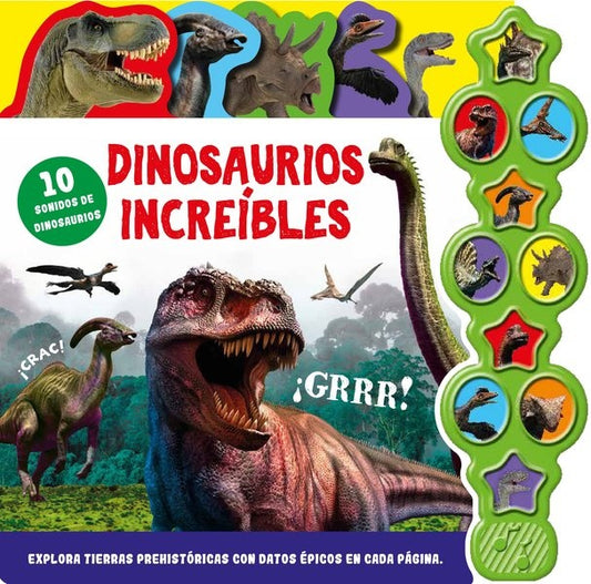10 SONIDOS DE ANIMALES. DINOSAURIOS INCREIBLES | VARIOS AUTORES