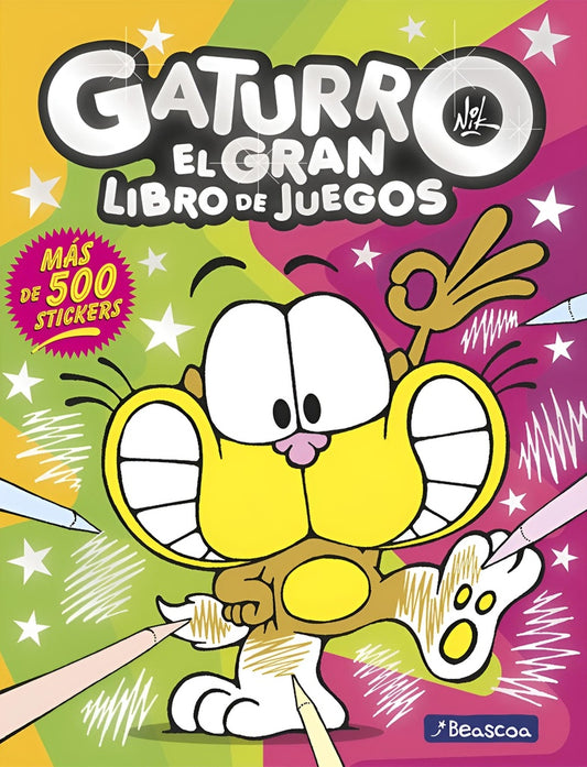 LIBRO DE STICKERS: GATURRO | VARIOS AUTORES