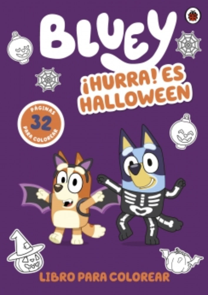 BLUEY HURRA ES HALLOWEEN LIBRO PARA COLOREAR | BLUEY