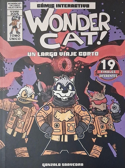 WONDERCAT! UN LARGO VIAJE CORTO. COMIC INTERACTIVO (Nuevo) | GONZALO SAAVEDRA