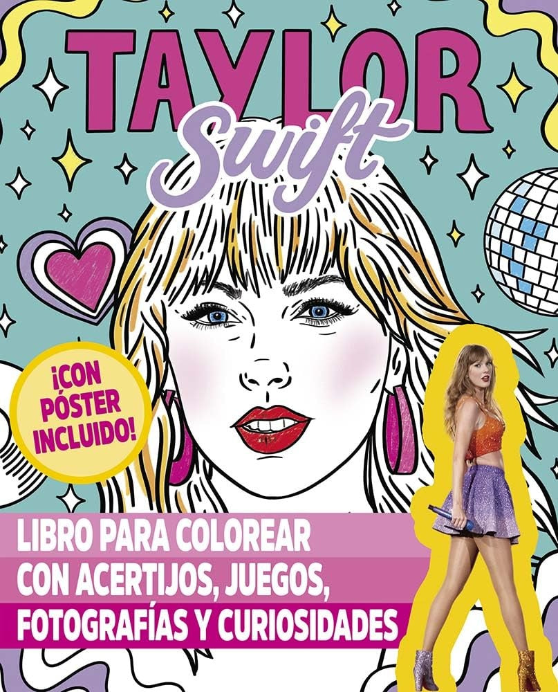TAYLOR SWIFT LIBRO PARA COLOREAR | -