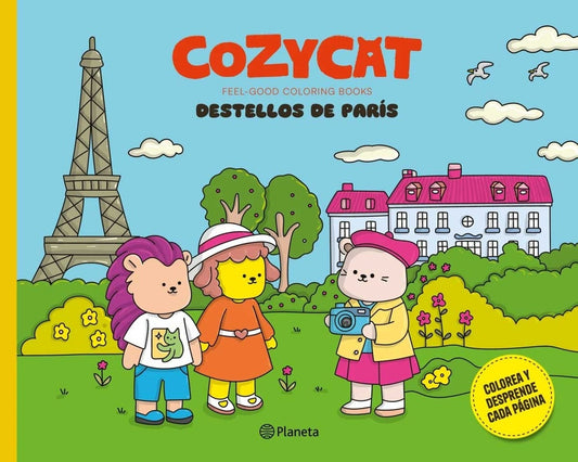 COZY CAT 1 DESTELLOS DE PARIS | FEEL GOOD COLORING BOOKS