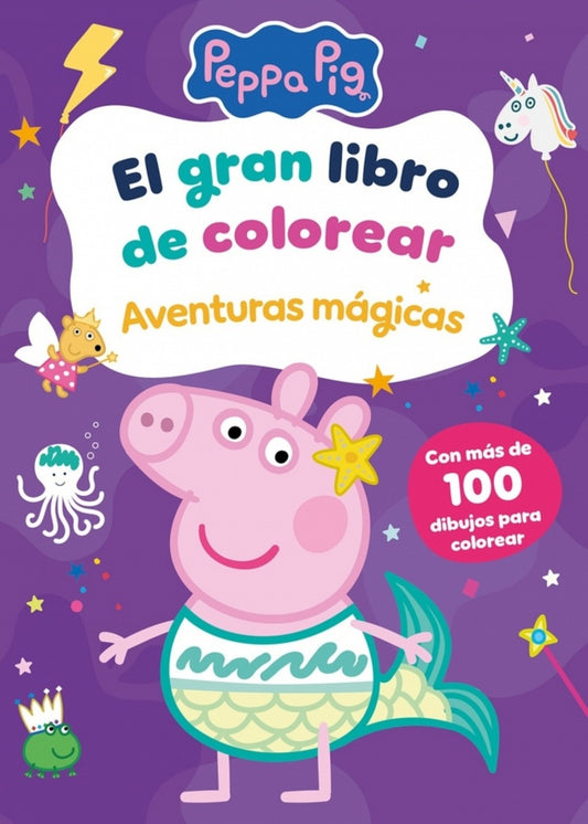 PEPPA PIG GRAN LIBRO PARA COLOREAR | Peppa Pig