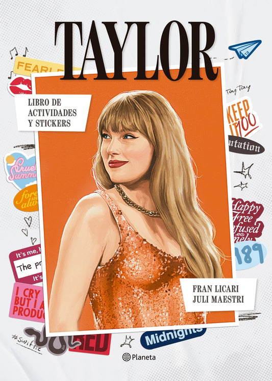 TAYLOR SWIFT LIBRO DE ACTIVIDADES Y STICKERS | LICARI- MAESTRI