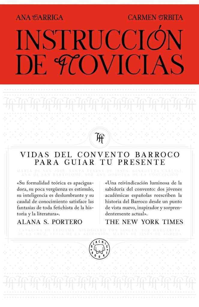 INSTRUCCIONES DE NOVICIAS | ANA GARRIGA -  CARMEN URBITA