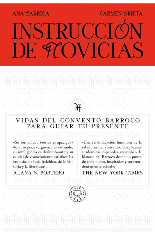 INSTRUCCIONES DE NOVICIAS | ANA GARRIGA -  CARMEN URBITA