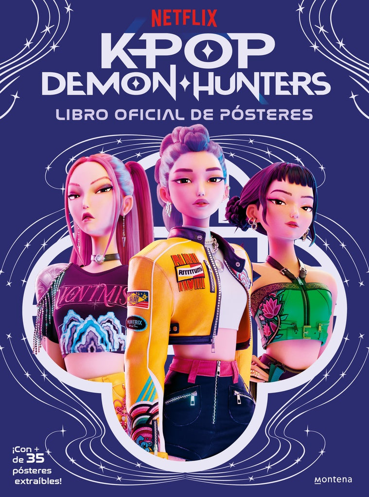 KPOP DEMON HUNTERS LIBRO OFICIAL DE POSTRS | serie netflix