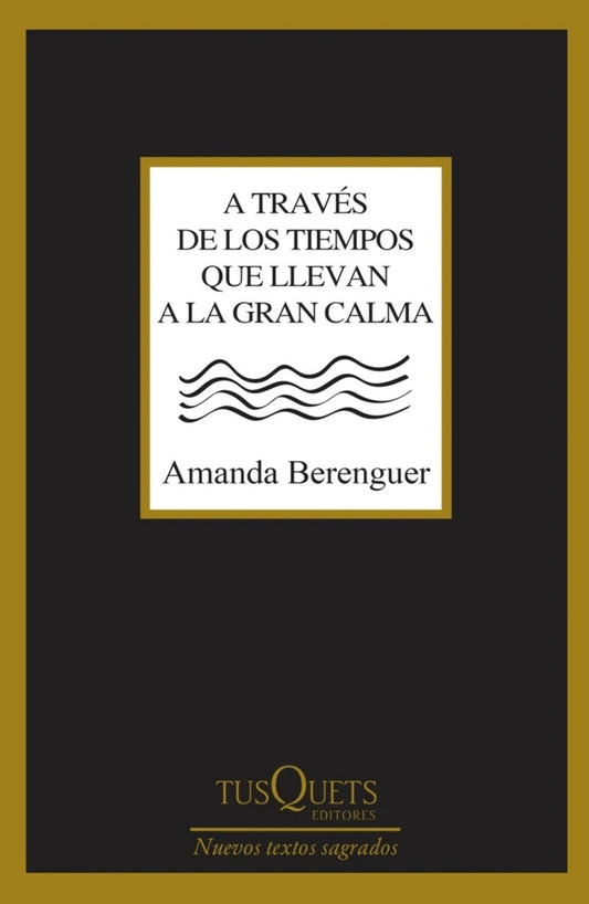 A TRAVES DE LOS TIEMPOS QUE LLEVAN A LA GRAN CALMA | AMANDA BERENGUER