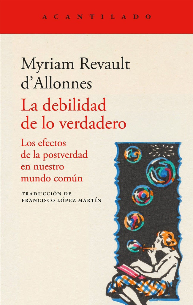 LA DEBILIDAD DE LO VERDADERO | MYRIAM  REVAULT D´ ALLONNES